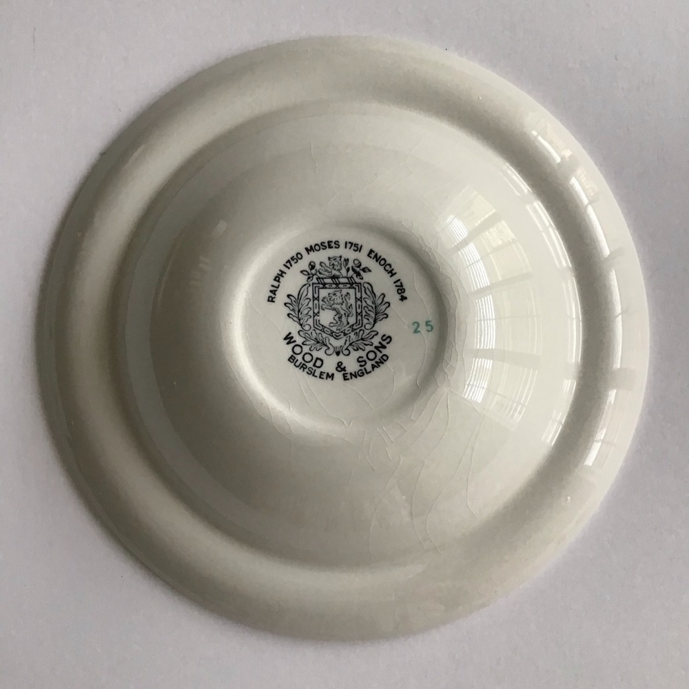 Child’s Alphabet Plate & Bowl England Woods & Sons Nursery Rhyme Bunny Vintage - Picture 8 of 16
